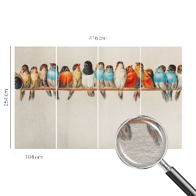 Fototapetas flizelino pagrindu Fugle ant žalios