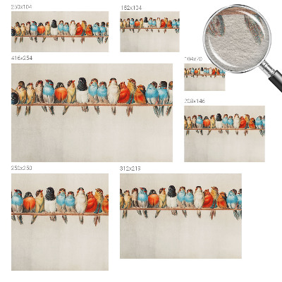 Fototapetas flizelino pagrindu Fugle ant žalios