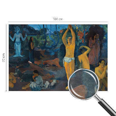 Plaunamas flizelininis fototapetas su tropiniu harmonijos motyvu