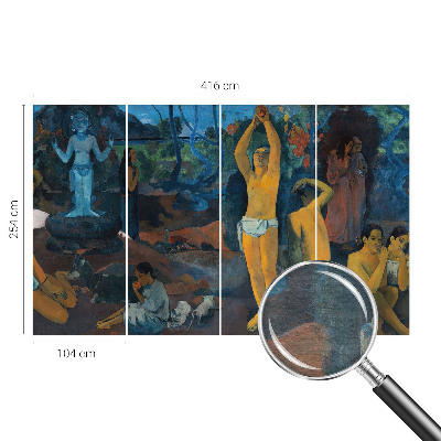 Plaunamas flizelininis fototapetas su tropiniu harmonijos motyvu