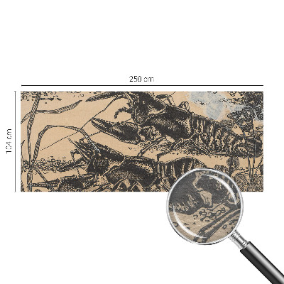 Dekoratyvinis fototapetas Vandkrebsas