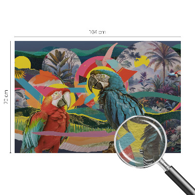 Sienų danga fototapetas Egzotiška fuglė