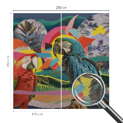 Sienų danga fototapetas Egzotiška fuglė