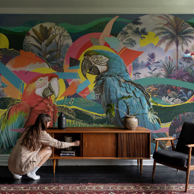 Sienų danga fototapetas Egzotiška fuglė