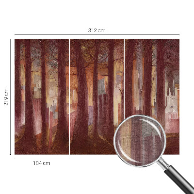 Plaunamas flizelininis fototapetas su mistiniu kraštovaizdžiu