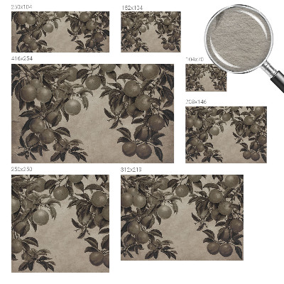 Fototapetas ant sienos Frugtmønster