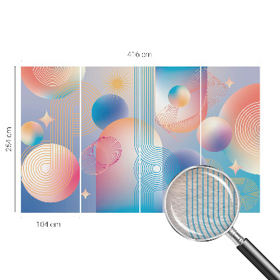 Fototapetas flizelino pagrindu Spalvinga abstrakcija