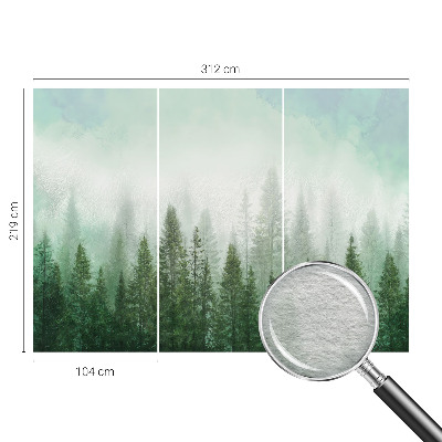 Modernus fototapetas Ulv ir skoven