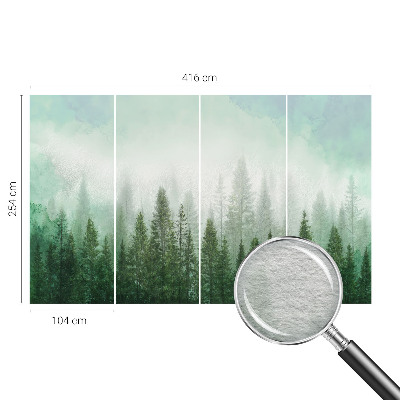 Modernus fototapetas Ulv ir skoven