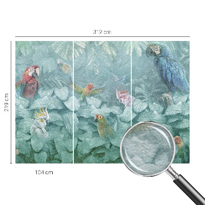 Sienų danga fototapetas Egzotiška fuglė