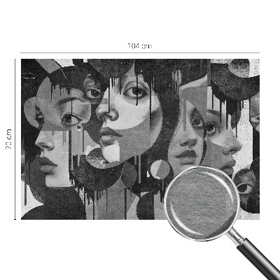 Tapetas Kvinders ansigter