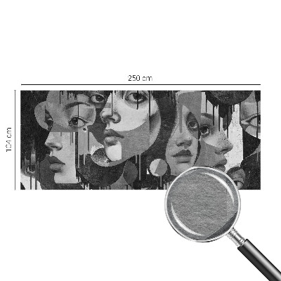 Tapetas Kvinders ansigter