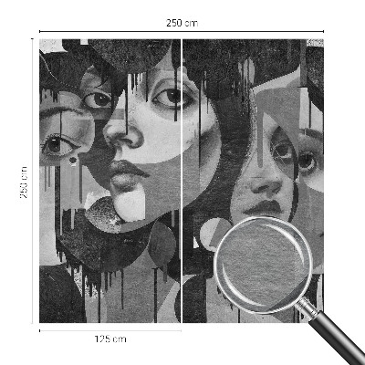 Tapetas Kvinders ansigter