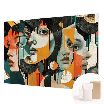 Flizelininis fototapetas Spalvingas ansigter