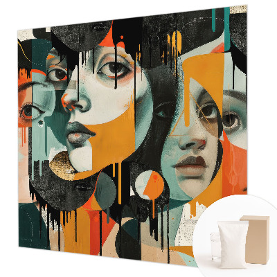 Flizelininis fototapetas Spalvingas ansigter