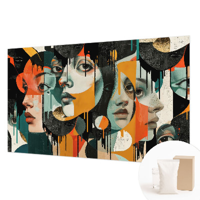 Flizelininis fototapetas Spalvingas ansigter