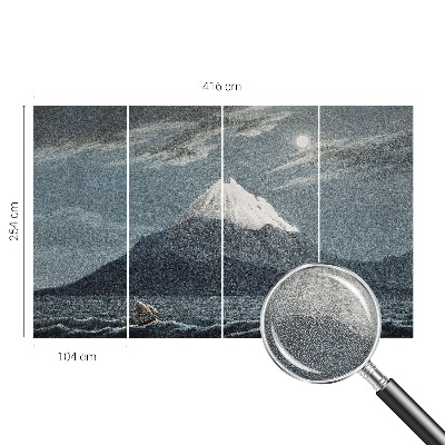 Fototapetas svetainei Månebelyst nat