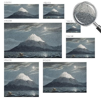 Fototapetas svetainei Månebelyst nat