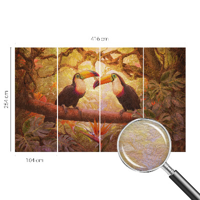 Fototapetas miegamajam Spalvingas tukanas