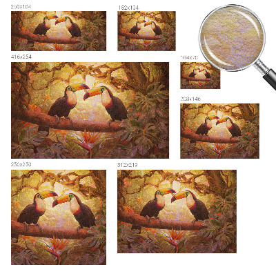 Fototapetas miegamajam Spalvingas tukanas