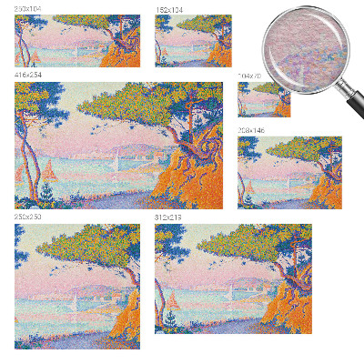 Dekoratyvinis fototapetas Spalvingas kraštovaizdis