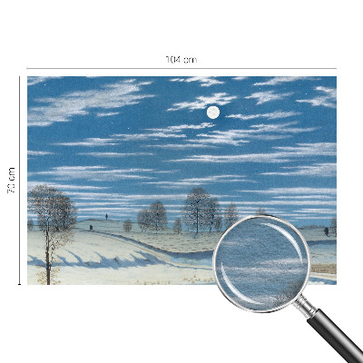 Sienų danga fototapetas Žiemos šalis