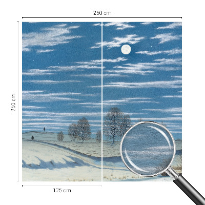 Sienų danga fototapetas Žiemos šalis