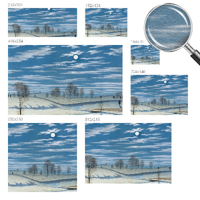 Sienų danga fototapetas Žiemos šalis