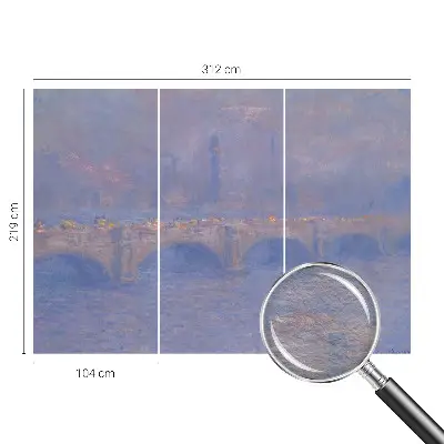 Aukštos kokybės fototapetas su mėlynu broliu motyvu