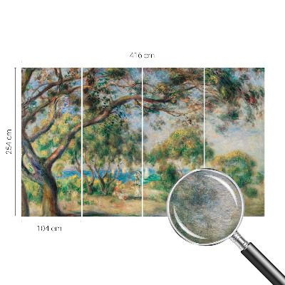 Dekoratyvinis fototapetas Kystlandskab