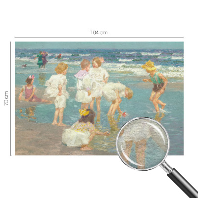 Sienų danga fototapetas Strandbarndom