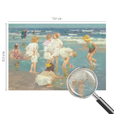 Sienų danga fototapetas Strandbarndom