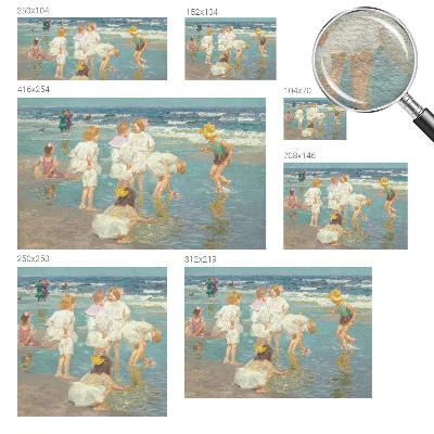 Sienų danga fototapetas Strandbarndom