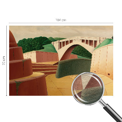 Plaunamas flizelininis fototapetas Fredeligto kraštovaizdis