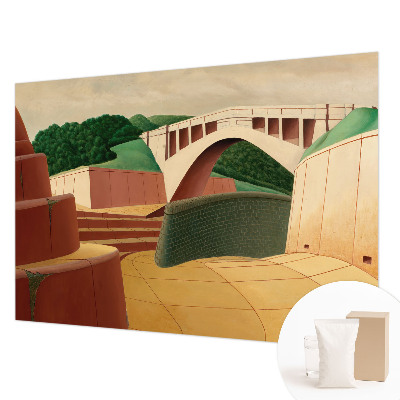 Plaunamas flizelininis fototapetas Fredeligto kraštovaizdis