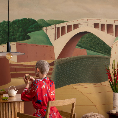 Plaunamas flizelininis fototapetas Fredeligto kraštovaizdis