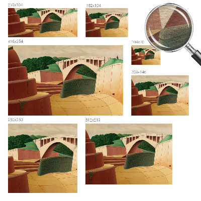 Plaunamas flizelininis fototapetas Fredeligto kraštovaizdis