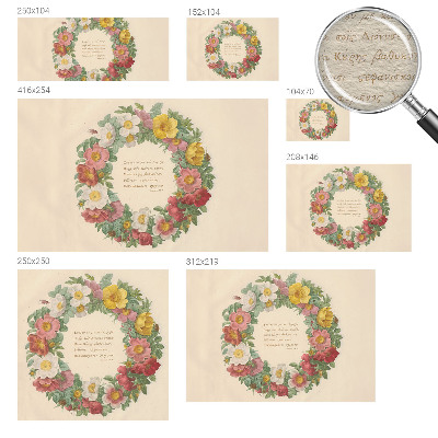 Fototapetas Blomsterkrans