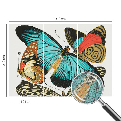 Flizelininis fototapetas Spalvinga vasaros fuglia