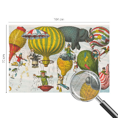 Plaunamas flizelininis fototapetas Balionų kruizai