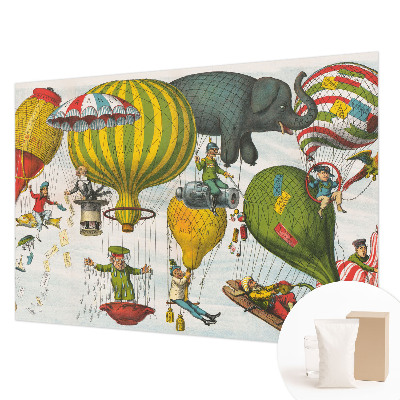 Plaunamas flizelininis fototapetas Balionų kruizai