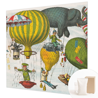 Plaunamas flizelininis fototapetas Balionų kruizai