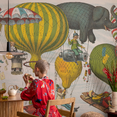 Plaunamas flizelininis fototapetas Balionų kruizai