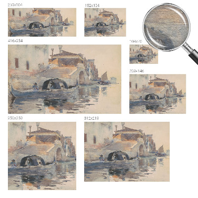 Aukštos kokybės fototapetas Venecijos harmonija