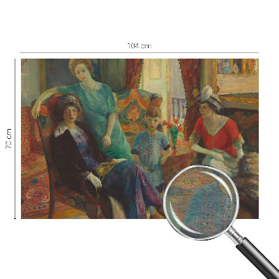 Fototapetas svetainei su klasine elegancija