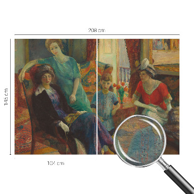 Fototapetas svetainei su klasine elegancija
