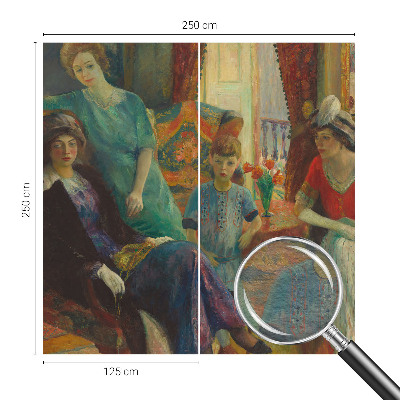 Fototapetas svetainei su klasine elegancija