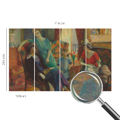 Fototapetas svetainei su klasine elegancija