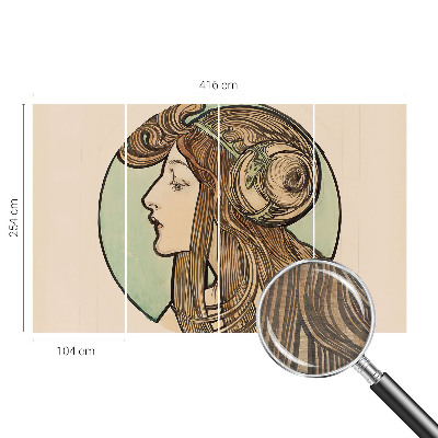 Modernus fototapetas Portretas ir jaunystė