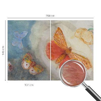 Aukštos kokybės fototapetas Spalvinga vasaros fuglia